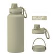 1L Double-lids Wide mouth sports kettle