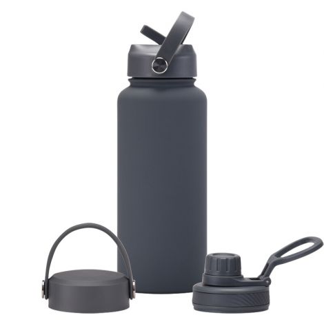 matte rubber surface 1L Vacuum kettle with three lids